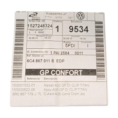 Pannello interno portiera ant SX VOLKSWAGEN Polo 5° Serie - 6C4867011BEDP - 3408835