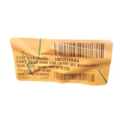 Pannello interno portiera ant SX FIAT Freemont 1° Serie - K1QF211X9AH - 3433234