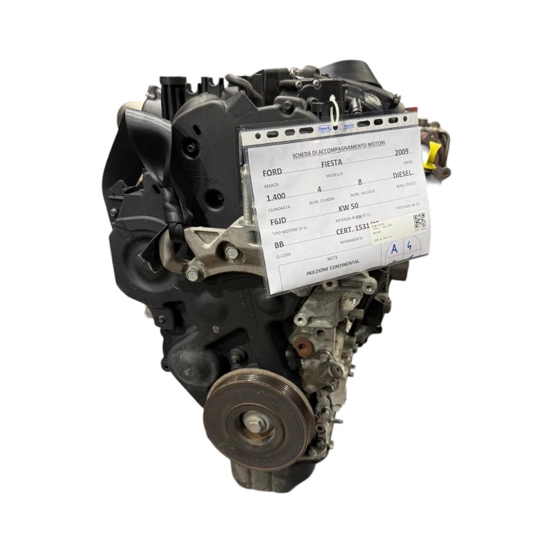 Motore Completo FORD Fiesta 6° Serie