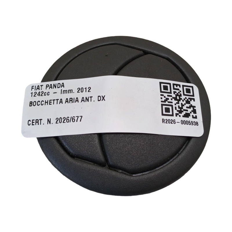 Bocchetta aria cruscotto DX FIAT Panda 2° Serie