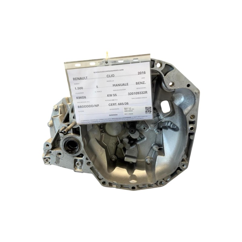 Cambio Manuale Completo RENAULT Clio Serie IV dal 12 al 19