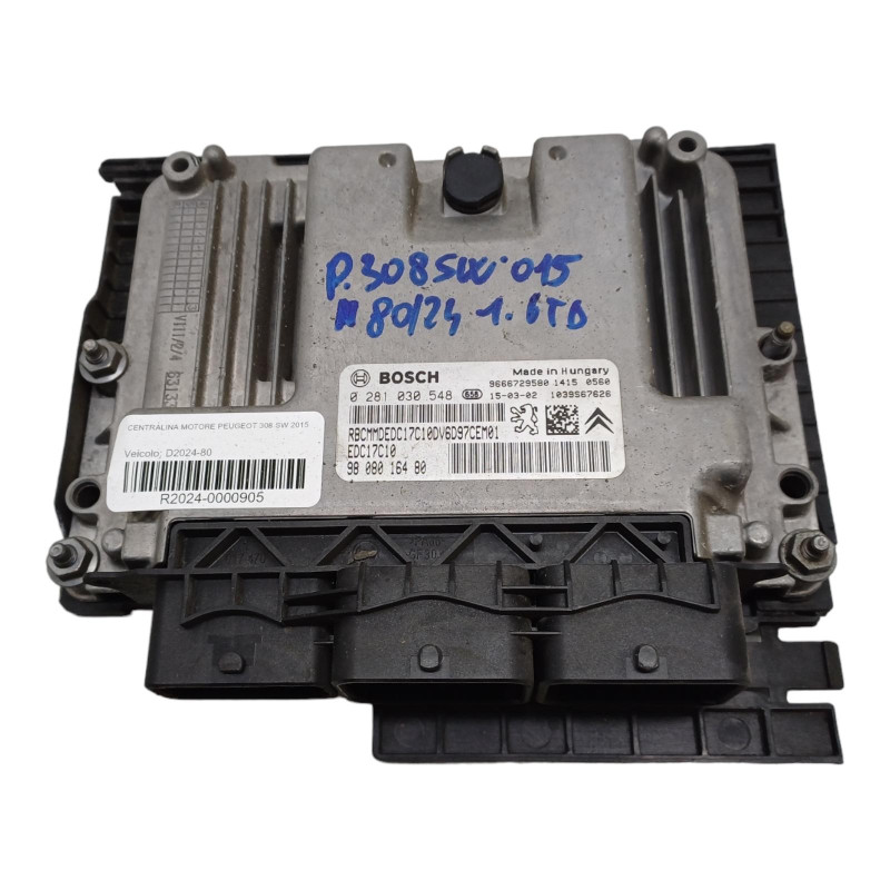Centralina motore PEUGEOT 308 SW dal 15 al 17