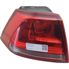 Stop fanale Posteriore Sinistro VOLKSWAGEN Golf 7 Berlina dal 12