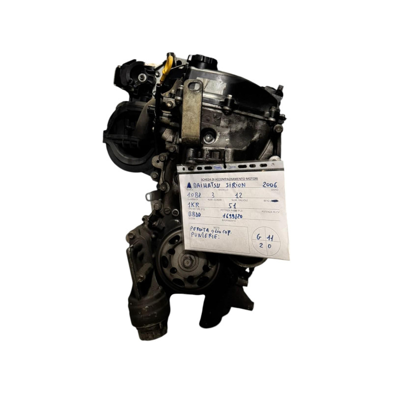 Motore Completo DAIHATSU Sirion 2° Serie