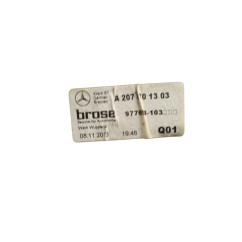 Alzacristallo elettrico post. DX MERCEDES Classe E Coupe C207 dal 09 - A2076701803 - 3587855