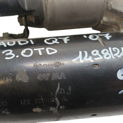 Motorino d' avviamento AUDI Q7 Serie 4LB dal 05 al 15 - 0001125521 - 2923044