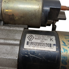 Motorino d' avviamento RENAULT Kangoo 2° Serie - 8200227092 - 2933429