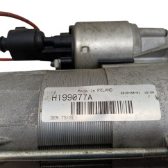Motorino d' avviamento VOLKSWAGEN Touran 2° Serie - H199077A - 2944860