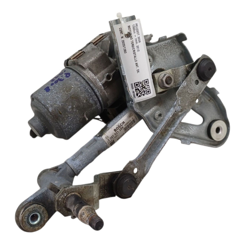 Motorino Tergifaro Anteriore Destro PEUGEOT 3008 Serie dal 09 al 16