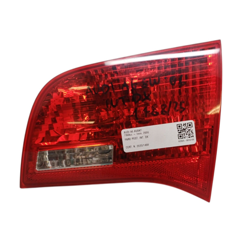 Stop Posteriore Destro Integrato nel Portello AUDI A6 Avant Serie C6 4F5 dal 04 al 12