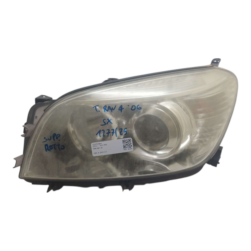 Faro Anteriore Sinistro TOYOTA Rav4 4° Serie