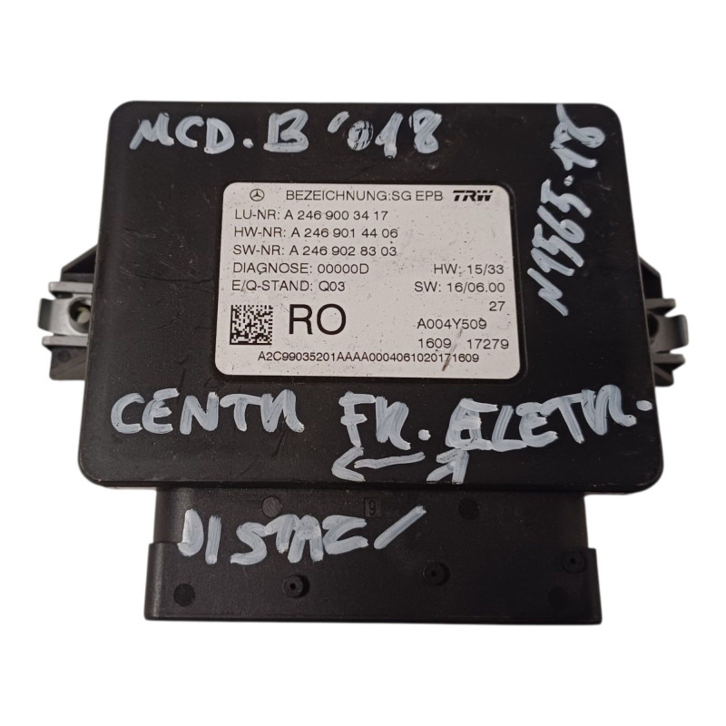 Centralina freno stazionamento MERCEDES Classe B Serie W247 dal 18 al 23