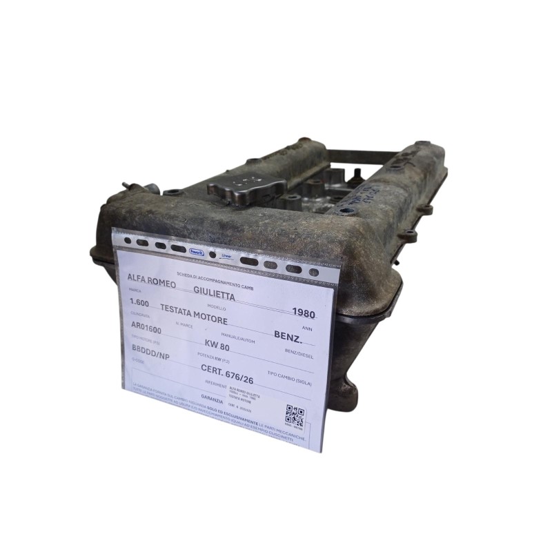 Testata ALFA ROMEO Giulietta Serie 116 dal 77 al 85