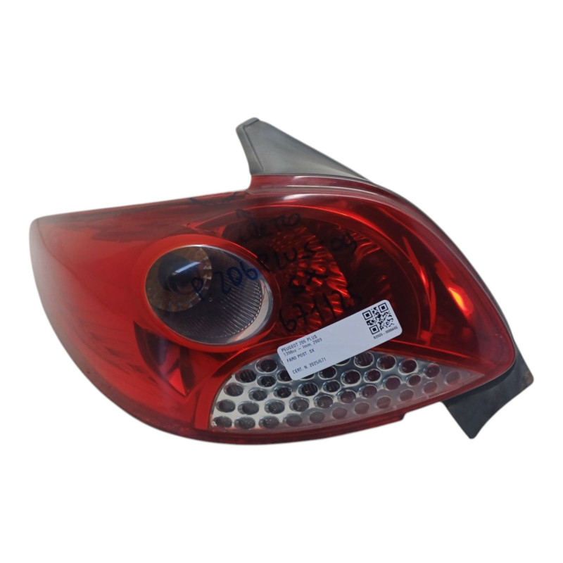 Stop fanale Posteriore Sinistro PEUGEOT 206 Plus Berlina