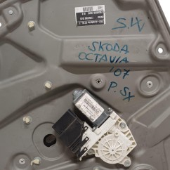 Alzacristallo elettrico post. SX SKODA Octavia S. Wagon 3° Serie - 1Z0839461A / 5K0959703ASK3 - 3606965