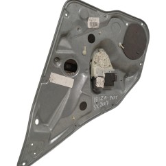 Alzacristallo elettrico post. SX SEAT Ibiza Serie dal 05 al 08 - 6L4839755M / 6Q0959811B001 - 3606925