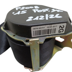 Aggancio cintura di sicurezza posteriore PEUGEOT 2008 1° Serie - 96781657XY - 3043793