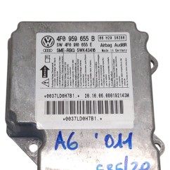 Centralina Airbag AUDI A6 Avant Serie C6 4F5 dal 04 al 12 - 4F0910655E00H - 524231