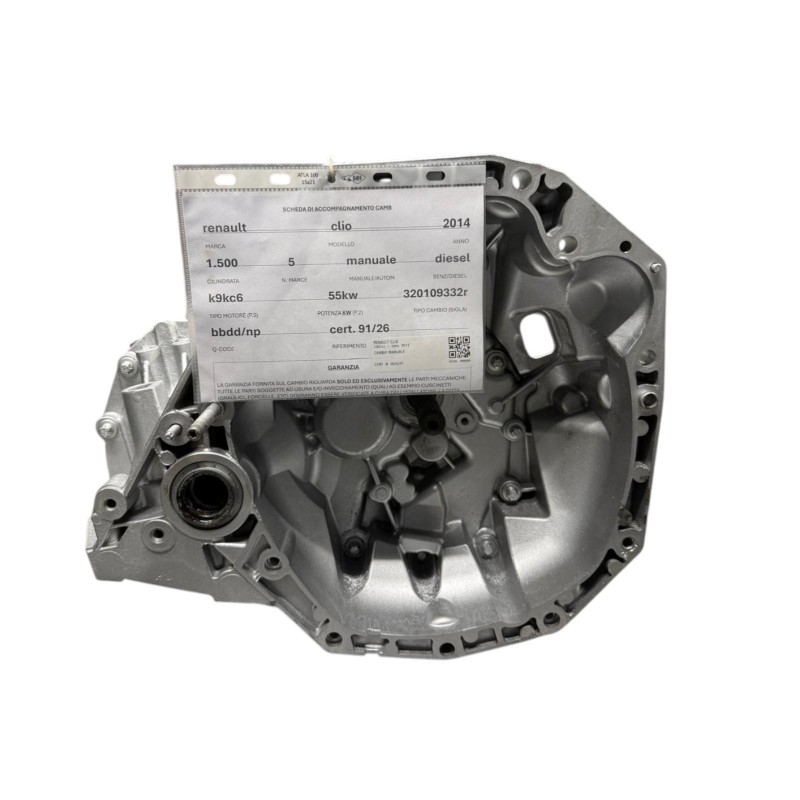 Cambio Manuale Completo RENAULT Clio Serie IV dal 12 al 19