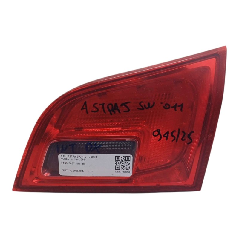 Stop Posteriore Destro Integrato nel Portello OPEL Astra J Sports Tourer dal 10 al 15
