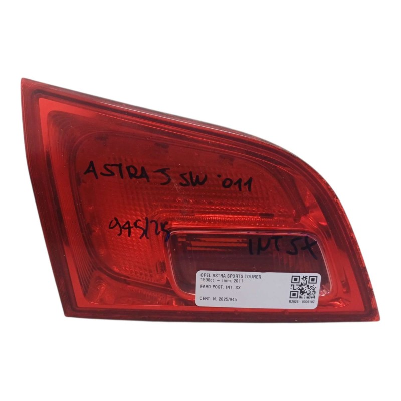 Stop Posteriore Sinistro Integrato nel Portello OPEL Astra J Sports Tourer dal 10 al 15