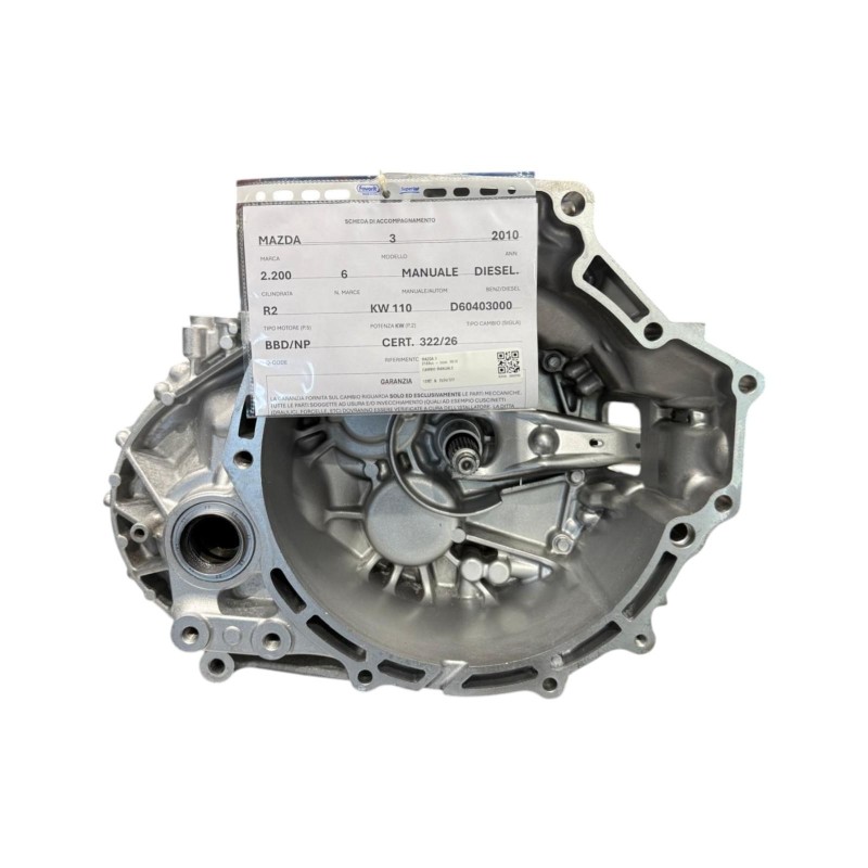 Cambio Manuale Completo MAZDA 3 Berlina Serie dal 09 al 13