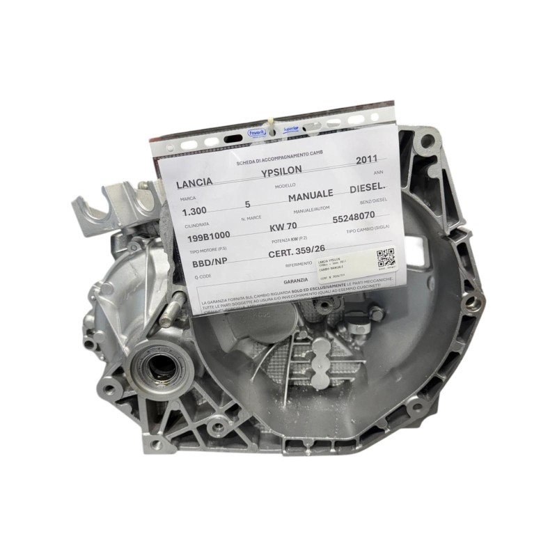 Cambio Manuale Completo LANCIA Ypsilon 4° Serie