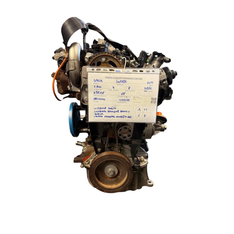Motore Completo DACIA Dokker 1° Serie