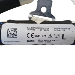 Airbag a tendina lato Sinistro FIAT 500 X Serie dal 15 - 52085842 - 3249204