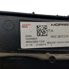 Ventola radiatore FIAT 500 X Serie dal 15 - 52092972 - 3249620