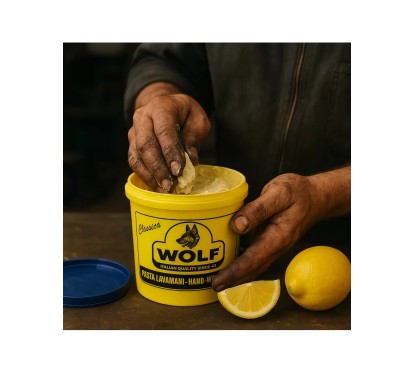 Pasta lavamani professionale Wolf al limone 4 kg – Per meccanici e officine