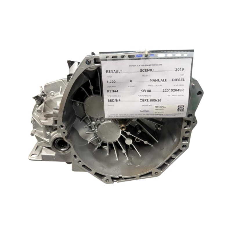 Cambio Manuale Completo RENAULT Scenic Serie dal 16