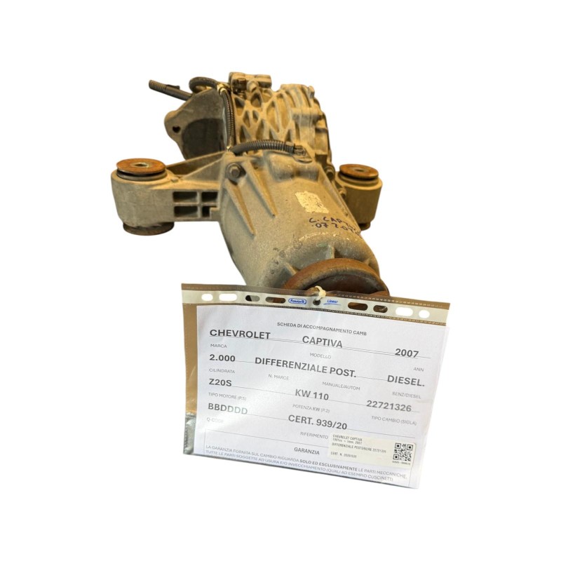 Differenziale Posteriore CHEVROLET Captiva 1° Serie