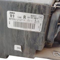 Faro anteriore Destro SEAT Ibiza Serie dal 08 al 12 - 6J1941022C - 3320177