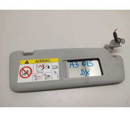 Parasole aletta Lato Passeggero AUDI A3 Serie 8V1 dal 12 al 18