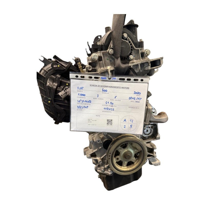 Motore Completo FIAT 500 Serie dal 15