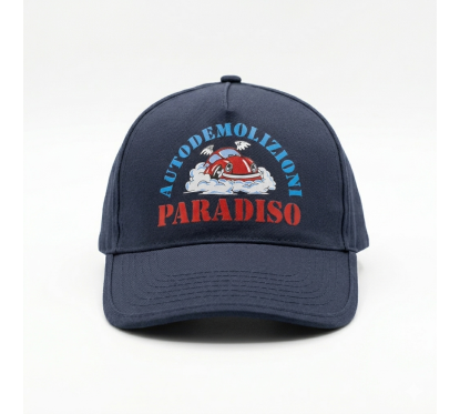 Cappello Cotone Regolabile Blu Navy - Edizione Speciale Autodemolizioni Paradiso 1965 - 2 - 2
