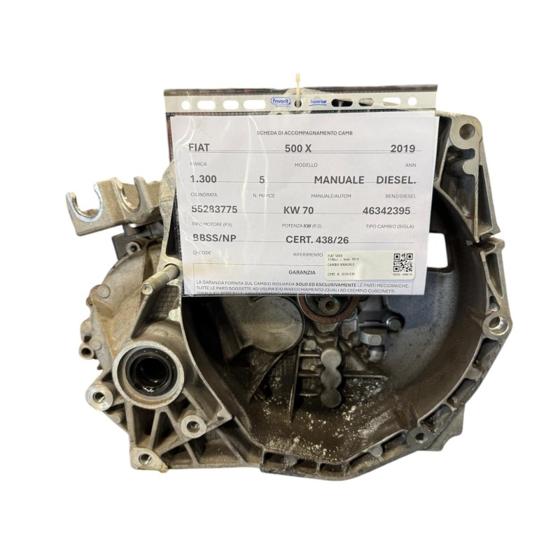 Cambio Manuale Completo FIAT 500 X Serie dal 15