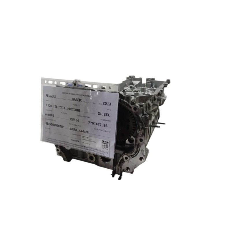 Testata RENAULT Trafic Furgone 2° Serie