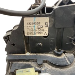 Serratura Posteriore Sinistra OPEL Corsa D 5P 1° Serie - 13258265 - 3313263