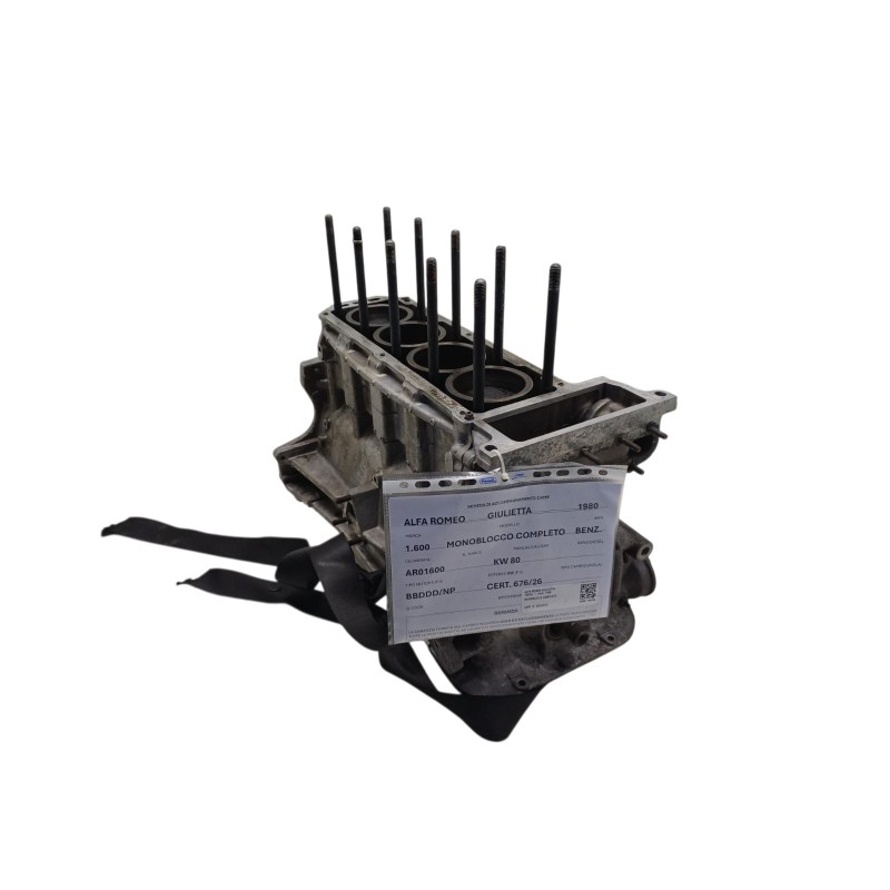 Monoblocco Motore ALFA ROMEO Giulietta Serie 116 dal 77 al 85