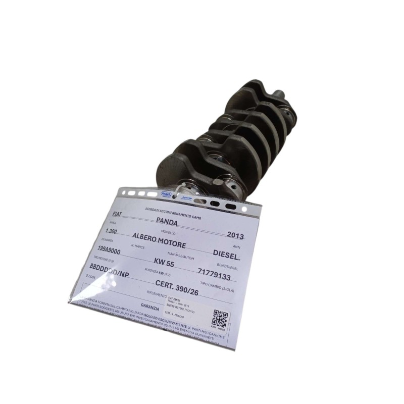 Albero Motore FIAT Panda Serie 4X4 319 dal 12