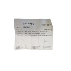Pannello interno portiera ant SX BMW Serie 1 F20 dal 11 al 19 - 51417274499 - 3677431