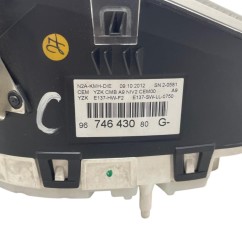 Quadro Strumenti PEUGEOT 208 Serie dal 12 al 19 - 9805400080 - 3683087