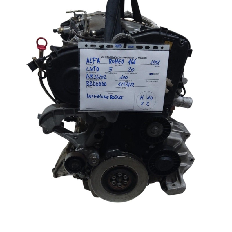 Motore Completo ALFA ROMEO 166 Serie 936 dal 98 al 03