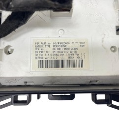 Quadro Strumenti PEUGEOT 5008 1° Serie - 9805170680 - 3685556