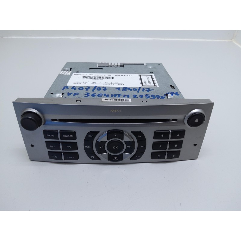 Autoradio PEUGEOT 407 S. Wagon