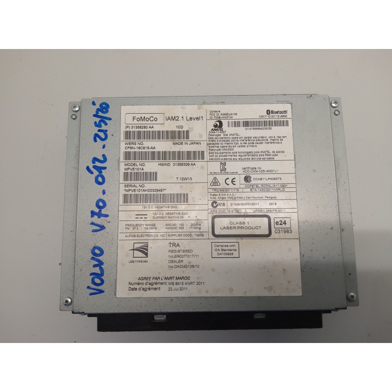 Autoradio MP3 VOLVO V70 3° Serie