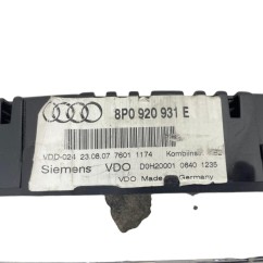 Quadro Strumenti AUDI A3 Serie 8P1 dal 05 al 08 - 8P0920901D - 3701639