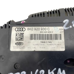 Quadro Strumenti AUDI A4 Avant 8K5 dal 08 al 15 - 8K0920900DX - 3702000